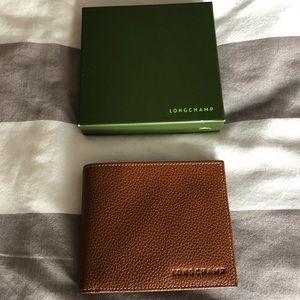 Longchamp Leather Bifold Wallet